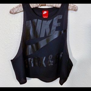 Nike mesh crop top